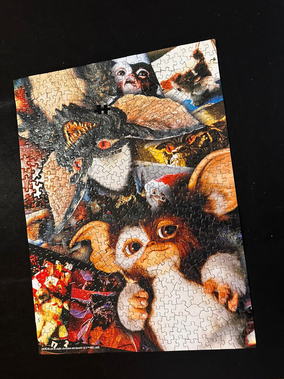 Completed Gremlins jigsaw puzzle